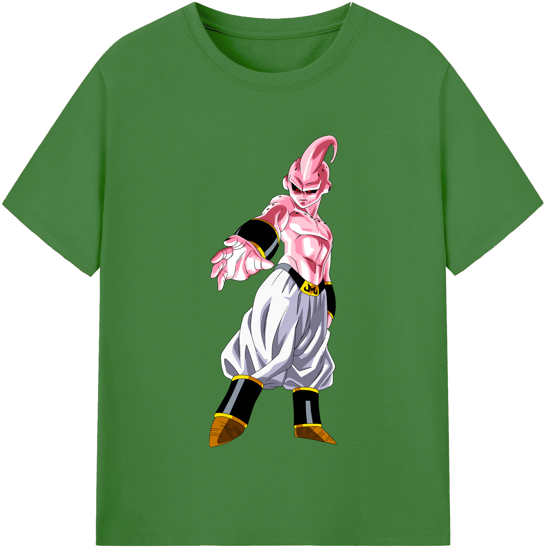 （画像用） ドラゴンボール 魔人ブウ DRAGON BALL Majin Buu レディースカジュアルプリントTシャツ（綿100％）